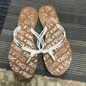 Coach flip-flops